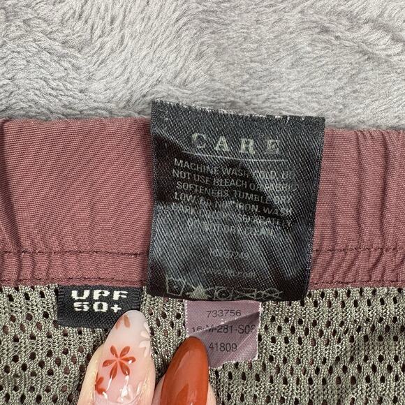 REI Men's Hiking Shorts Size Medium Red Mountain UPF 50+ - Picture 9 of 15